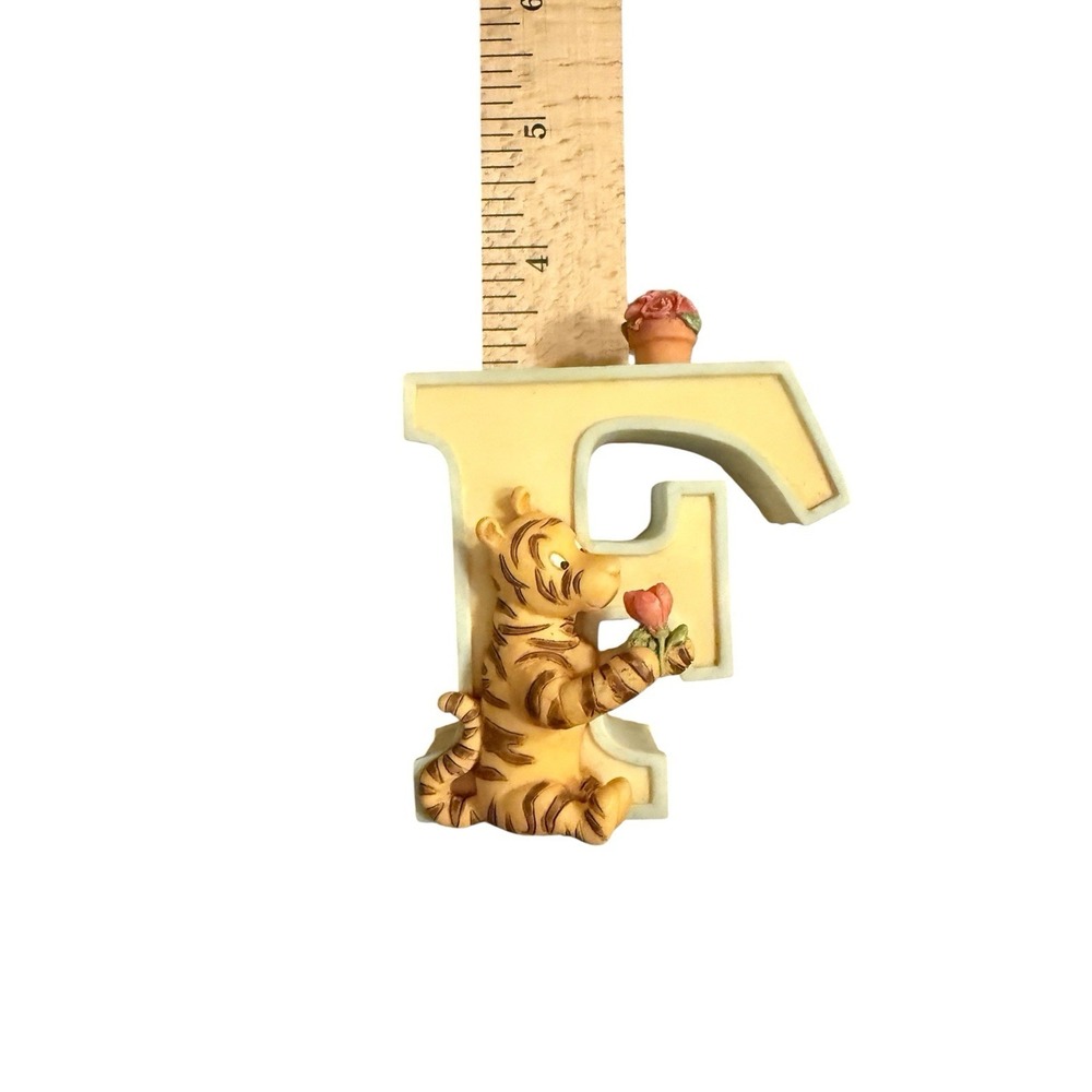 Classic Winnie the Pooh 3D Alphabet Letter F Michel Resin Flowers Tigger - Picture 4 of 4